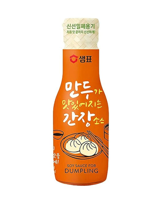 SEMPIO Soy Sauce for Dumplings - Tasty, Savory, Ginger & Lemon Infused. Flavor-Locking Bottle. Made in Korea. (6.7 fl oz / 200mL, Vegan, Non-GMO)