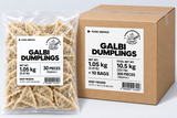 OVERFLOWOASISUS Galbi Dumplings – Korean-Style Beef Dumplings, Food Service Bulk Pack, 10 × 2.31 lb Bags (300 Pieces)