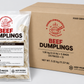 OverflowOasis Beef Dumplings – 2.31 lb (30 Pieces) × 5 Bags | 11.57 lb Case